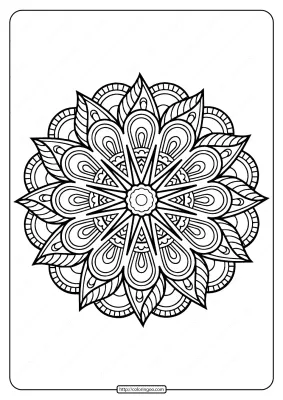 Printable Coloring Book Pages for Adults 007