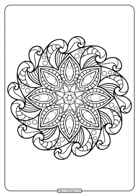 Printable Coloring Book Pages for Adults 008