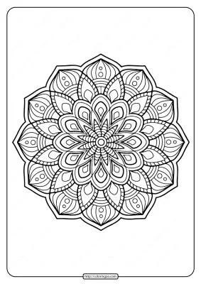 Printable Coloring Book Pages for Adults 009