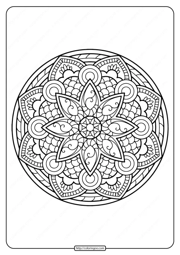 Printable PDF Coloring Book Pages for Adults 010 1 adult coloring pages book 10