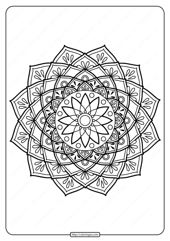 Printable PDF Coloring Book Pages for Adults 025 1 adult coloring pages book 25