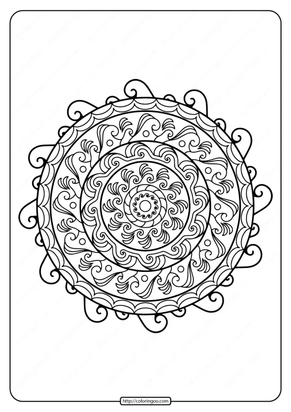 Printable PDF Coloring Book Pages for Adults 027 1 adult coloring pages book 27
