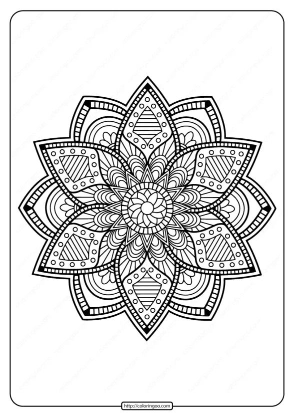 Printable PDF Coloring Book Pages for Adults 030 1 adult coloring pages book 30