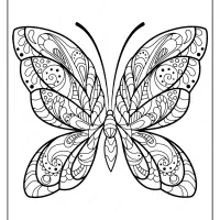 butterfly mandala coloring pages book 38
