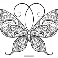 butterfly mandala coloring pages book 48