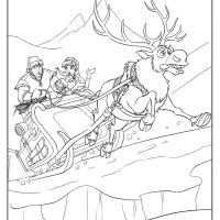 disney frozen anna and kristoff coloring pages 03