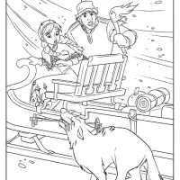 disney frozen anna and kristoff coloring pages 04