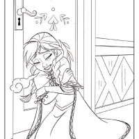 disney frozen anna coloring pages book 02