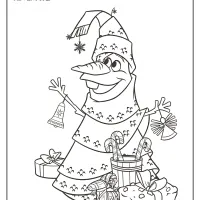 Disney Olaf's Frozen Adventure Coloring Pages 01