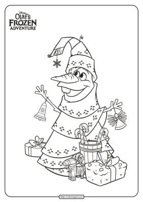 Disney Olaf’s Frozen Adventure Coloring Pages 01