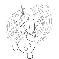 Disney Olaf's Frozen Adventure Coloring Pages 02
