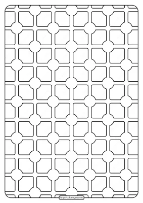 Free Printable Geometric Pattern PDF Book 004