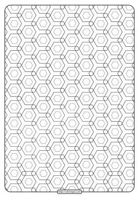 Free Printable Geometric Pattern PDF Book 010