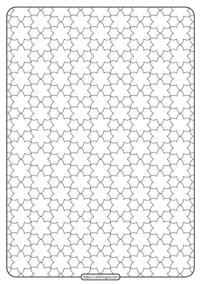 Free Printable Geometric Pattern PDF Book 013