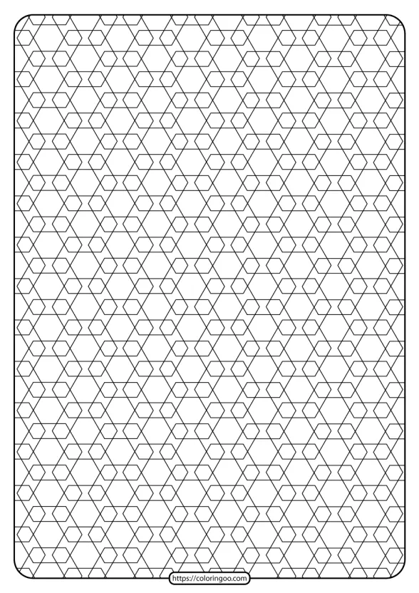 Free Printable Geometric Pattern PDF Book 014 1 original patterns by coloringoo com 04
