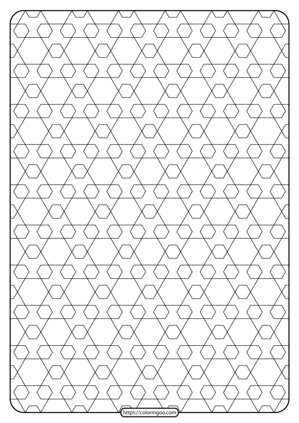 Free Printable Geometric Pattern PDF Book 015 1 original patterns by coloringoo com 05