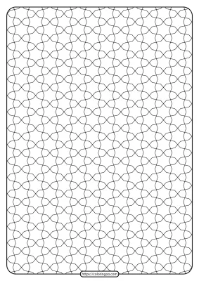 Free Printable Geometric Pattern PDF Book 016