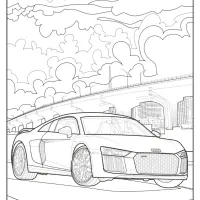 Printable Audi Cars Coloring Book Page 12 34 printable audi coloring book page 12