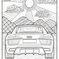 Printable Audi Coloring Book Page 13 37 printable audi coloring book page 13
