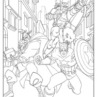 Printable The Avengers Coloring Book and Pages 02 6 printable avengers coloring book and pages 02