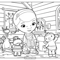 Printable Doctor Mcstuffins Coloring Page 2 printable doctor mcstuffins coloring page
