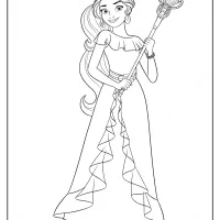 printable elena of avalor pdf coloring pages