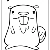 printable gravity falls beaver coloring pages
