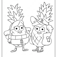 printable gravity falls dipper and mabel coloring page