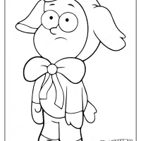 printable gravity falls dipper pines coloring pages