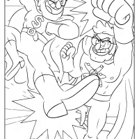 printable gravity falls stan and ford coloring pages