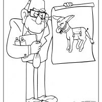 printable gravity falls stanley coloring pages