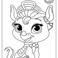 printable palace pets alora pdf coloring pages