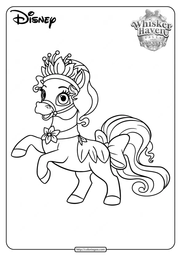 Printable Palace Pets Bayou PDF Coloring Pages 1 printable palace pets bayou pdf coloring pages