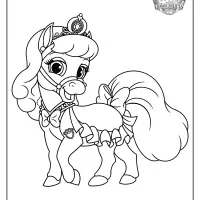 printable palace pets bibbidy pdf coloring pages