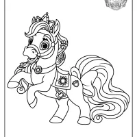 printable palace pets blondie pdf coloring pages