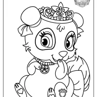 printable palace pets blossom pdf coloring pages