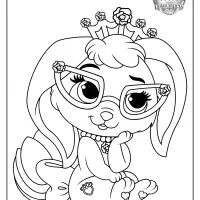 printable palace pets booksy pdf coloring pages