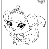 printable palace pets brie pdf coloring pages