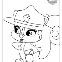 printable palace pets chipper pdf coloring pages