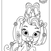printable palace pets daisy pdf coloring pages