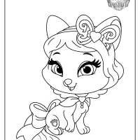 printable palace pets honeycake pdf coloring pages