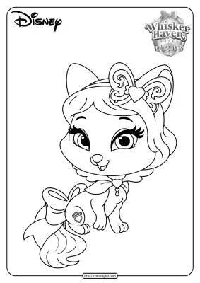 Printable Palace Pets Honeycake Pdf Coloring Pages