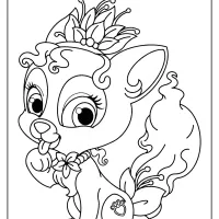 printable palace pets lily pdf coloring pages