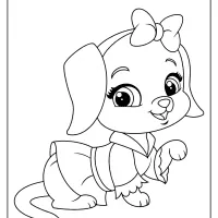 printable palace pets lucy pdf coloring pages