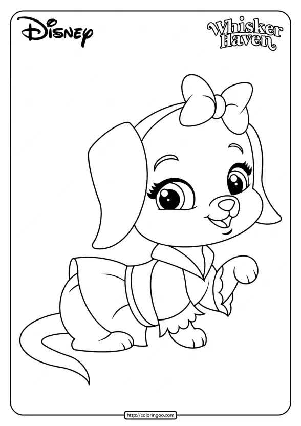printable palace pets lucy pdf coloring pages