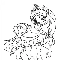 printable palace pets lychee pdf coloring pages