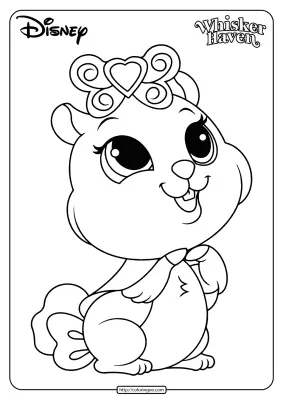 Printable Palace Pets Madame Hamilot Coloring Pages