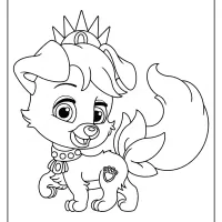 printable palace pets matey pdf coloring pages