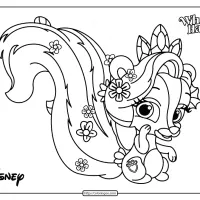 printable palace pets meadow pdf coloring pages