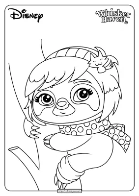 Printable Palace Pets Miss Sophia Pdf Coloring Page